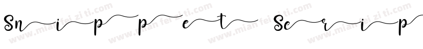 Snippet Script SS字体转换